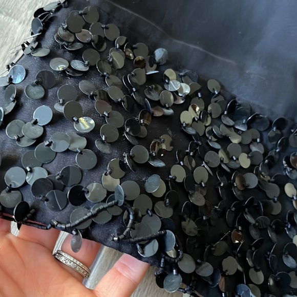 NWOT Milly beaded black dress - Picture 9 of 14